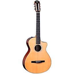 Taylor 212ce-N Plus Grand Concert Nylon-String Acoustic-Electric Guitar Natural