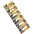 AxLabs String Surfer Brass Roller... AxLabs String Surfer Brass Roller Saddles for Strat Style Bridges Gold Narrow 2-1/16 in.