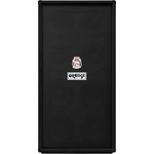 Orange Amplifiers OBC810C 1200W 8x10 Bass Speaker Cabinet Black