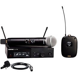 Shure SLXD124/85M Combo System With SM58 & WL185M Band H55