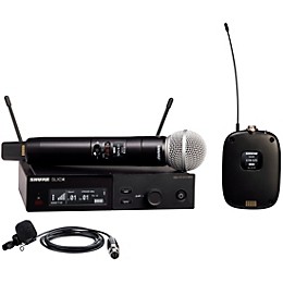 Shure SLXD124/85M Combo System With SM58 & WL185M Band J52