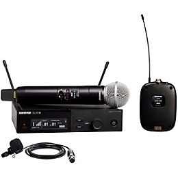 Shure SLXD124/85M Combo System With SM58 & WL185M Band G58