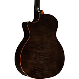 Taylor 614ce Special-Edition Grand Auditorium Acoustic-Electric Guitar Charcoal Edge Burst