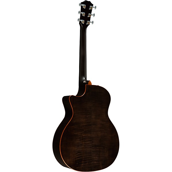 Taylor 614ce Special-Edition Grand Auditorium Acoustic-Electric Guitar Charcoal Edge Burst