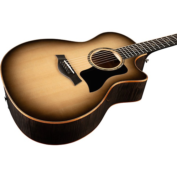 Taylor 614ce Special-Edition Grand Auditorium Acoustic-Electric Guitar Charcoal Edge Burst