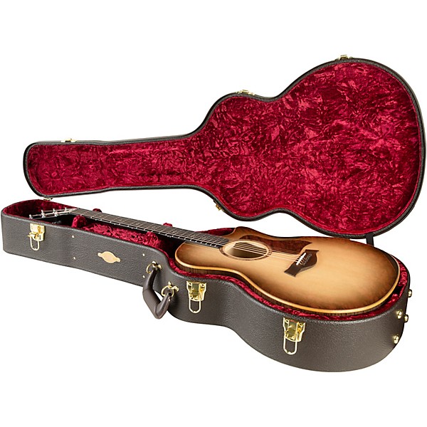 Taylor 614ce Special-Edition Grand Auditorium Acoustic-Electric Guitar Charcoal Edge Burst