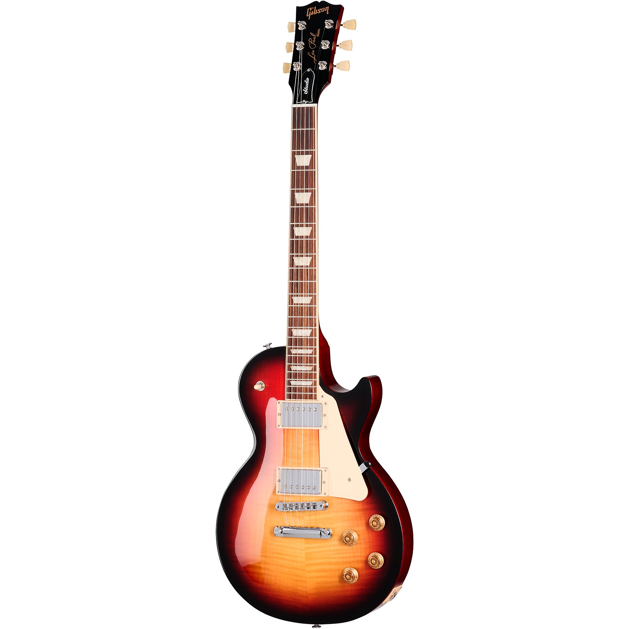 代引き手数料無料 Gibson Les Paul Studio Figured Limited Electric Guitar- Triburst ギター