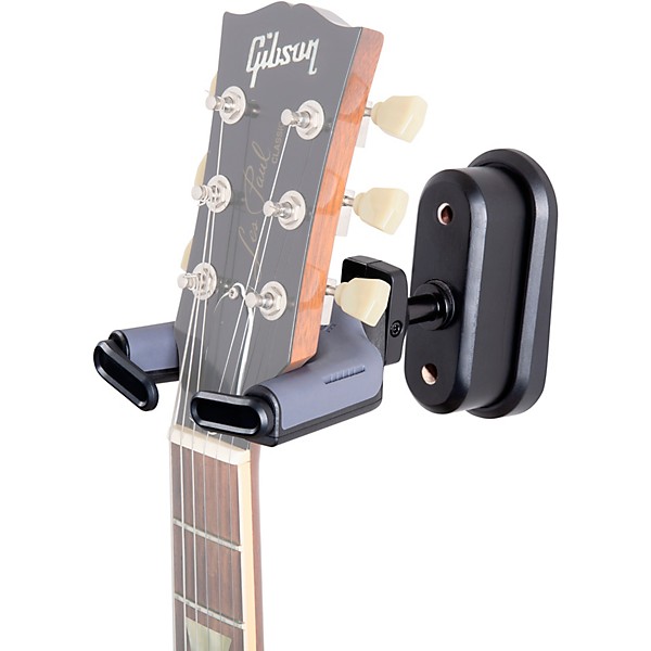 Proline MOUNT Premium Wall-Mounted Guitar Hanger With Auto-Closing Yoke Black