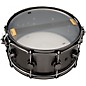 DW Collector's Series Satin Black Over Brass Snare Drum With Satin Chrome Hardware 14 x 6.5 in.