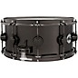 DW Collector's Series Satin Black Over Brass Snare Drum With Satin Chrome Hardware 14 x 6.5 in.