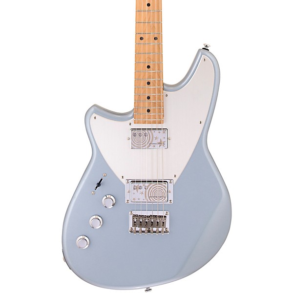 Reverend Billy Corgan Signature Z-One Left-Handed Electric Guitar Metallic Silver Freeze