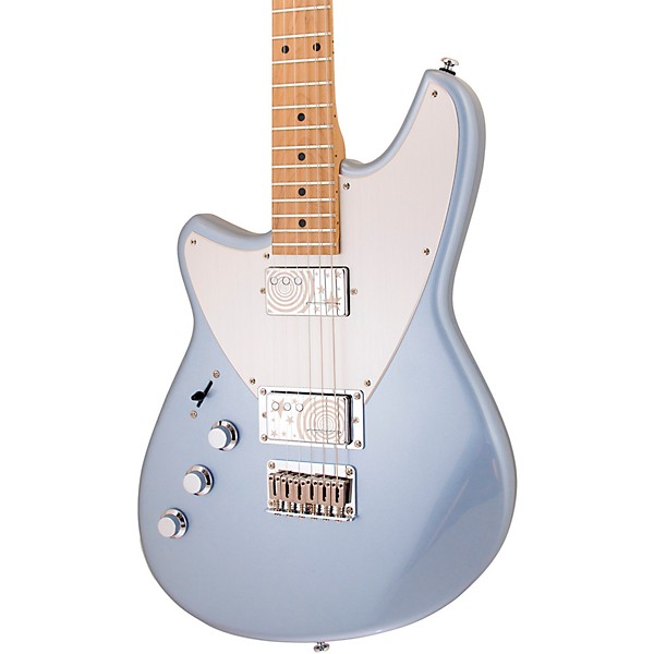 Reverend Billy Corgan Signature Z-One Left-Handed Electric Guitar Metallic Silver Freeze