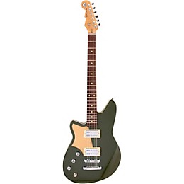 Reverend Descent RA Left-Handed Bariton Electric Guitar Army Green