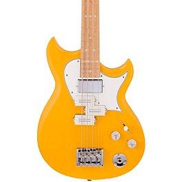 Reverend Mike Watt Signature Wattplower MKII 4-String Bass Guitar Watt Yellow