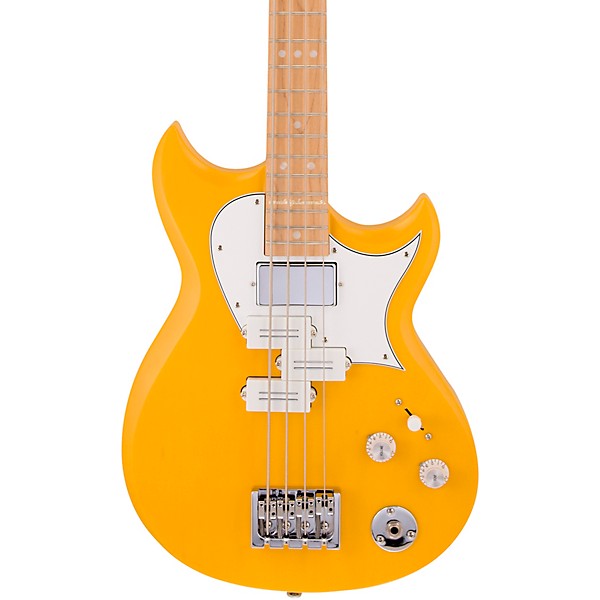 Reverend Mike Watt Signature Wattplower MKII 4-String Bass Guitar Watt Yellow