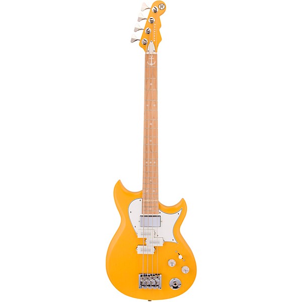 Reverend Mike Watt Signature Wattplower MKII 4-String Bass Guitar Watt Yellow