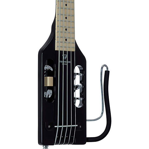 Traveler Guitar Ultra-Light 5-String Electric Travel Bass Gloss Black