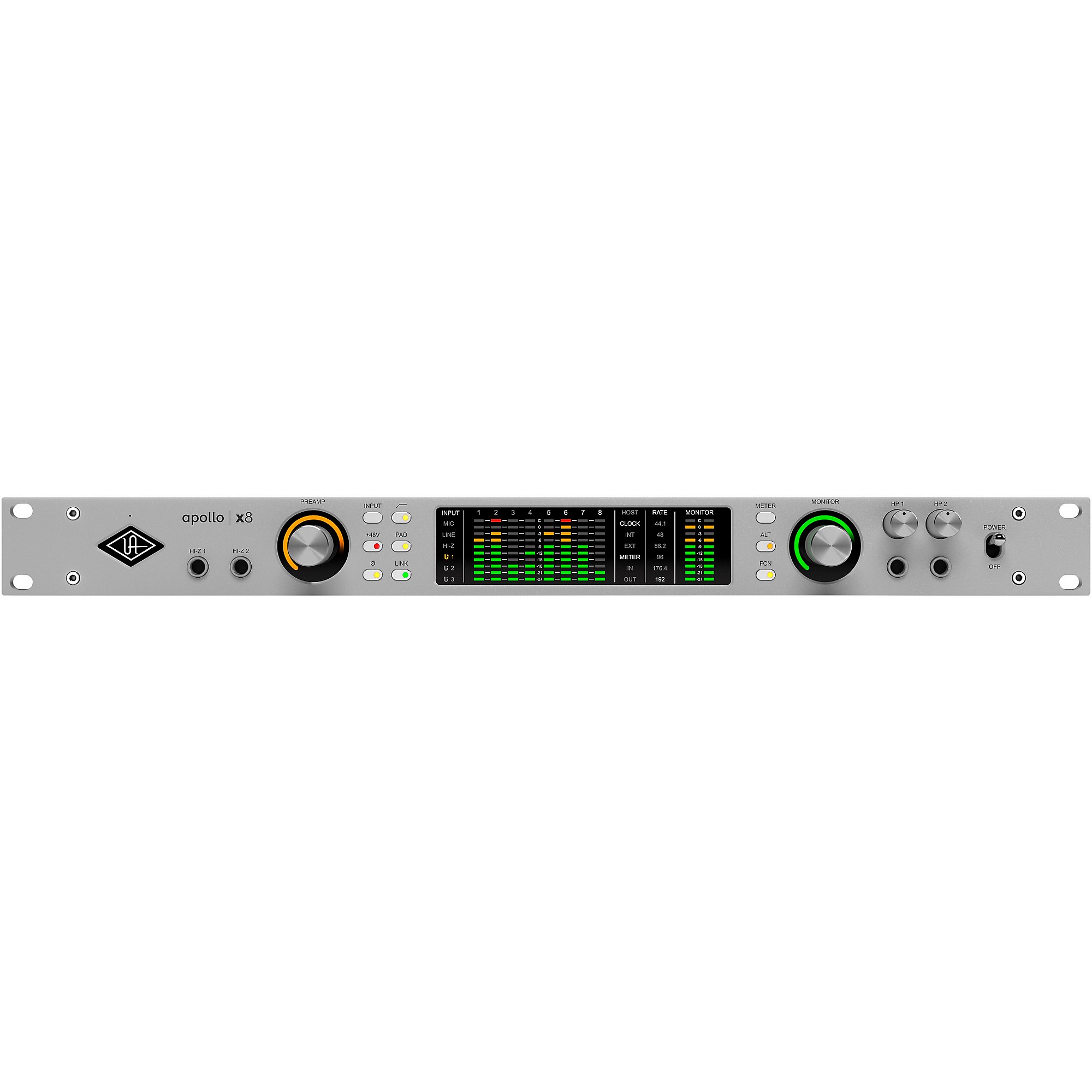 Universal Audio Apollo x8 Gen 2 18x24 Thunderbolt 3 Audio