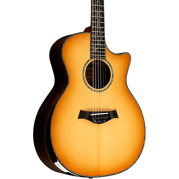 Taylor PS14c Brazilian Rosewood 50th Anniversary Limited-Edition Grand Auditorium Acoustic-Electric Guitar Honey Sunburst