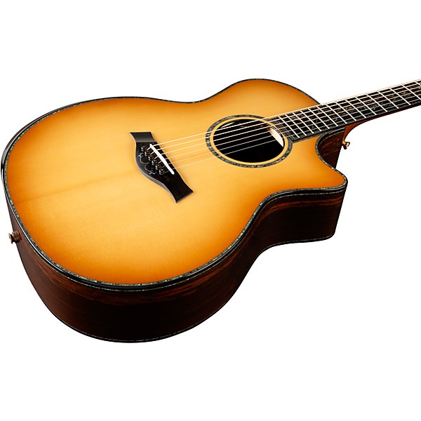 Taylor PS14c Brazilian Rosewood 50th Anniversary Limited-Edition Grand Auditorium Acoustic-Electric Guitar Honey Sunburst