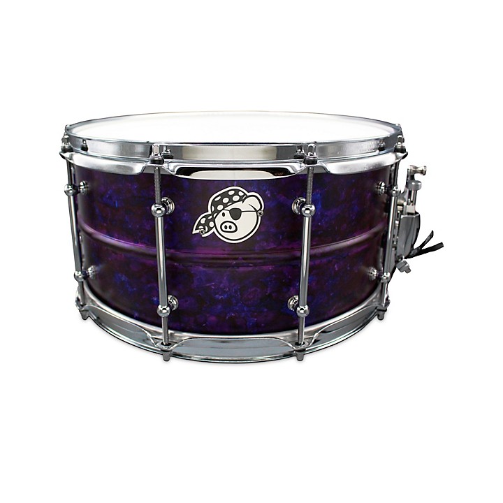 PORK PIE Patina Brass Snare Drum 14×6.5 [Made in USA] ｜イケベ楽器店オンラインストア