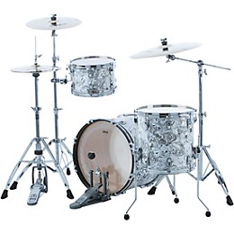 Ludwig Classic Maple 3-Piece Downbeat Shell Pack With 20" Bass Drum White Mosaic