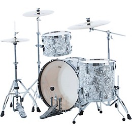 Ludwig Classic Maple 3-Piece Pro Beat Shell Pack With 24" Bass Drum White Mosaic