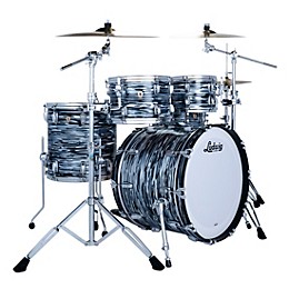 Ludwig Classic Maple Studio 4-Piece Drum Shell Pack - Black Oyster