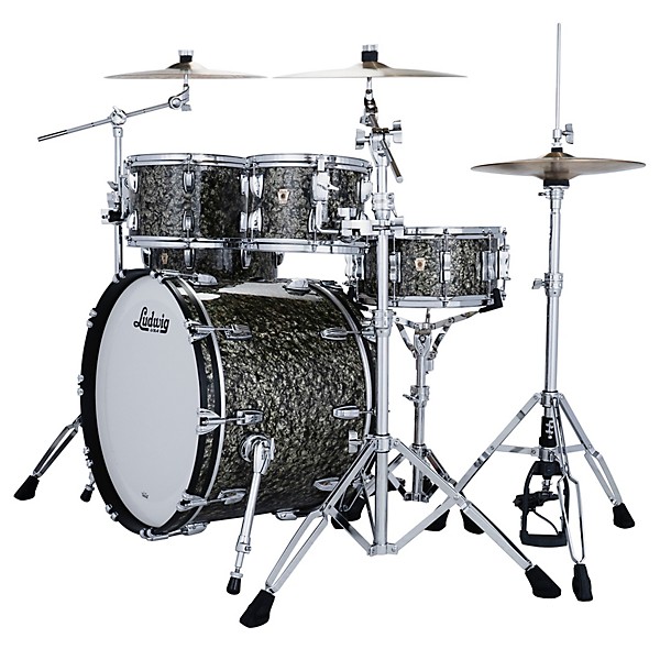 Ludwig Classic Maple Studio 4-Piece Drum Shell Pack - Moss Green Pearl