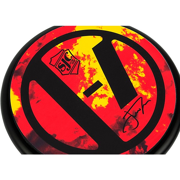 SJC Josh Dun Practice Pad 8 in. Inferno