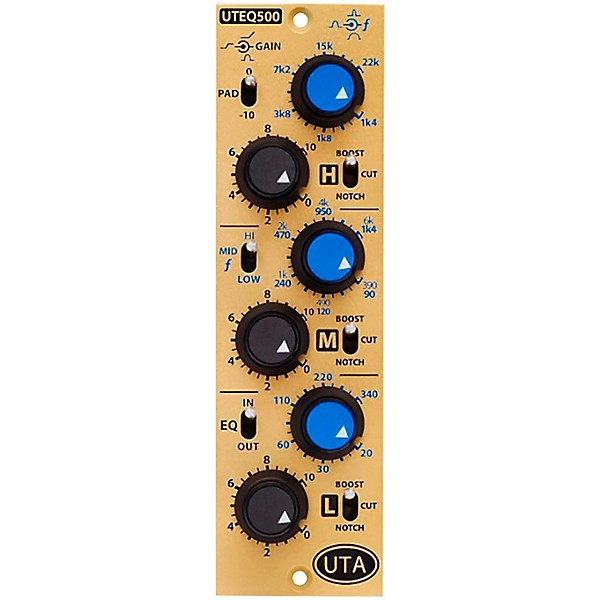 Undertone Audio UTEQ500 500 Series Parametric Equalizer