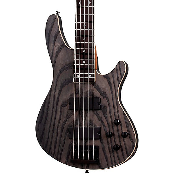 Schecter Guitar Research C-5 Standard 5-String Electric Bass Guitar Charcoal Satin