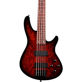 Schecter Guitar Research C-5 Standard 5-S... Schecter Guitar Research C-5 Standard 5-String Electric Bass Guitar Tobacco Burl