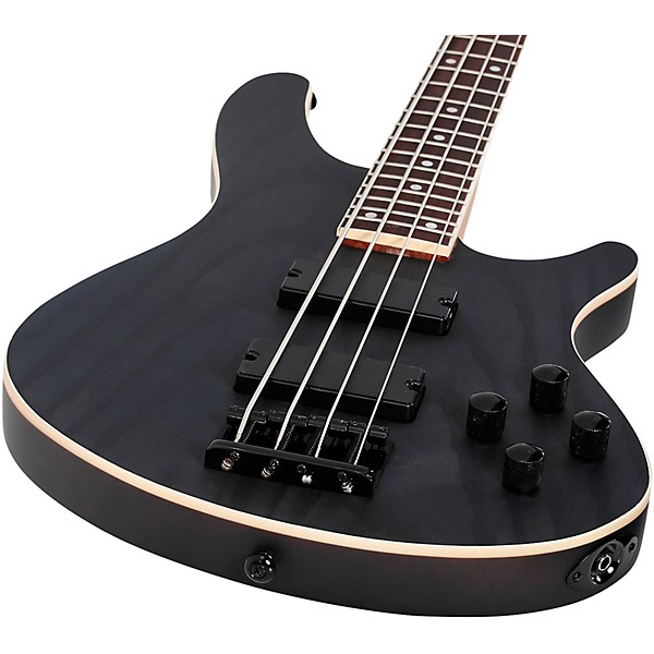 Schecter Guitar Research C-4 Standard Electric Bass Guitar Charcoal Satin