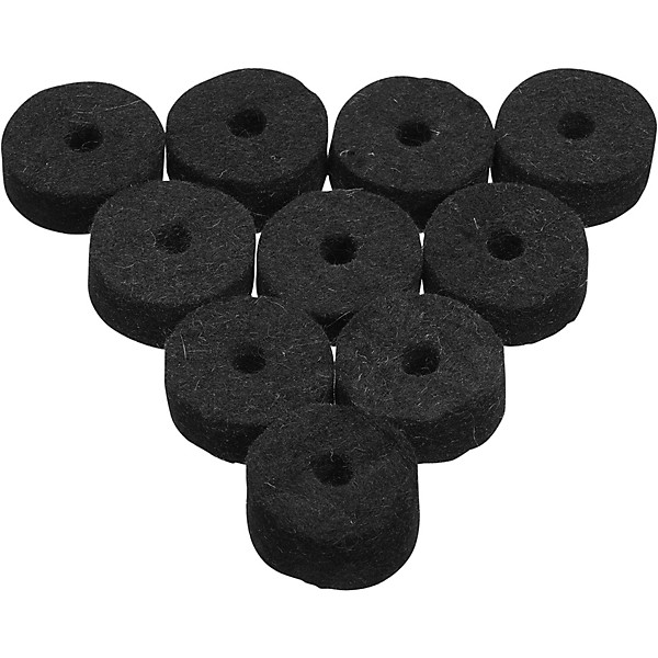 Ahead Wool Cymbal Felt 10-Pack Jet Black