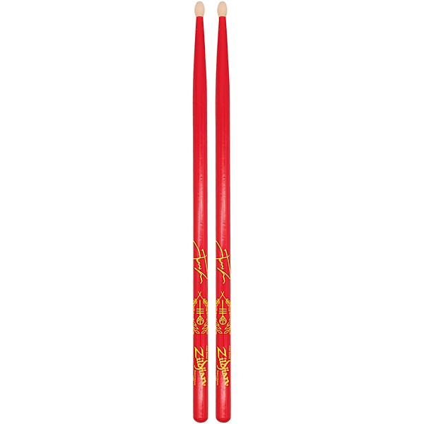 Zildjian Josh Dun Clancy Red Artist Series Drum Sticks Wood