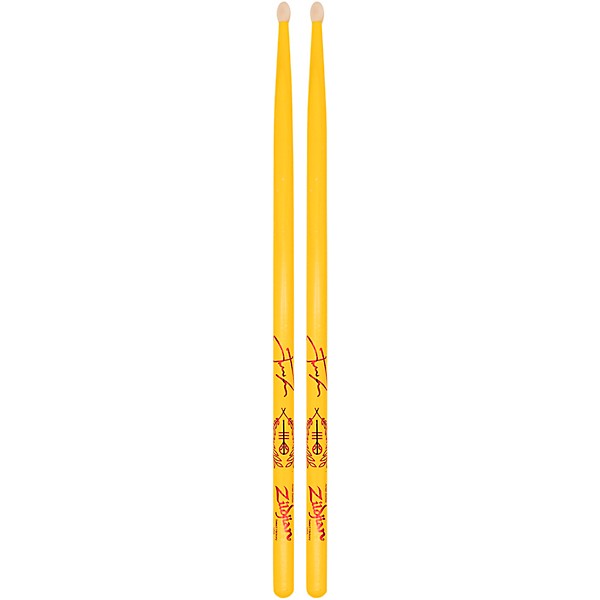 Zildjian Josh Dun Clancy Yellow Artist Series Drum Sticks Wood