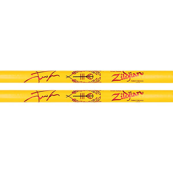 Zildjian Josh Dun Clancy Yellow Artist Series Drum Sticks Wood