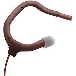 Point Source Audio Embrace Omnidirectional Earmount High-Sensitivity Lavalier Microphone for Lectrosonics Brown