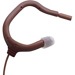 Point Source Audio EMBRACE OMNIDIRECTIONAL Earmount Hi Sens Lavalier Microphone for Shure Brown