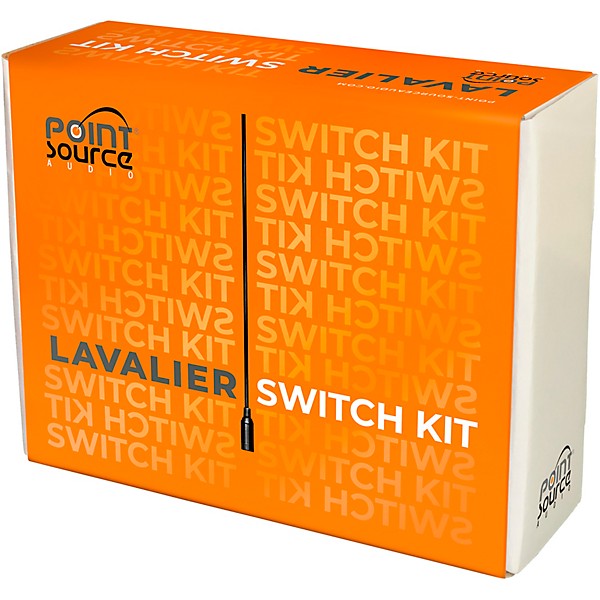 Point Source Audio Lavalier Switch Kit With SERIES8 Omni High-Sensitivity Lavalier & Accessories Set Black