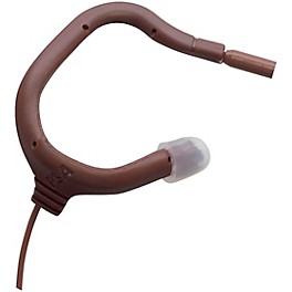 Point Source Audio Embrace Omnidirectional Earmount Lavalier for Shure Brown