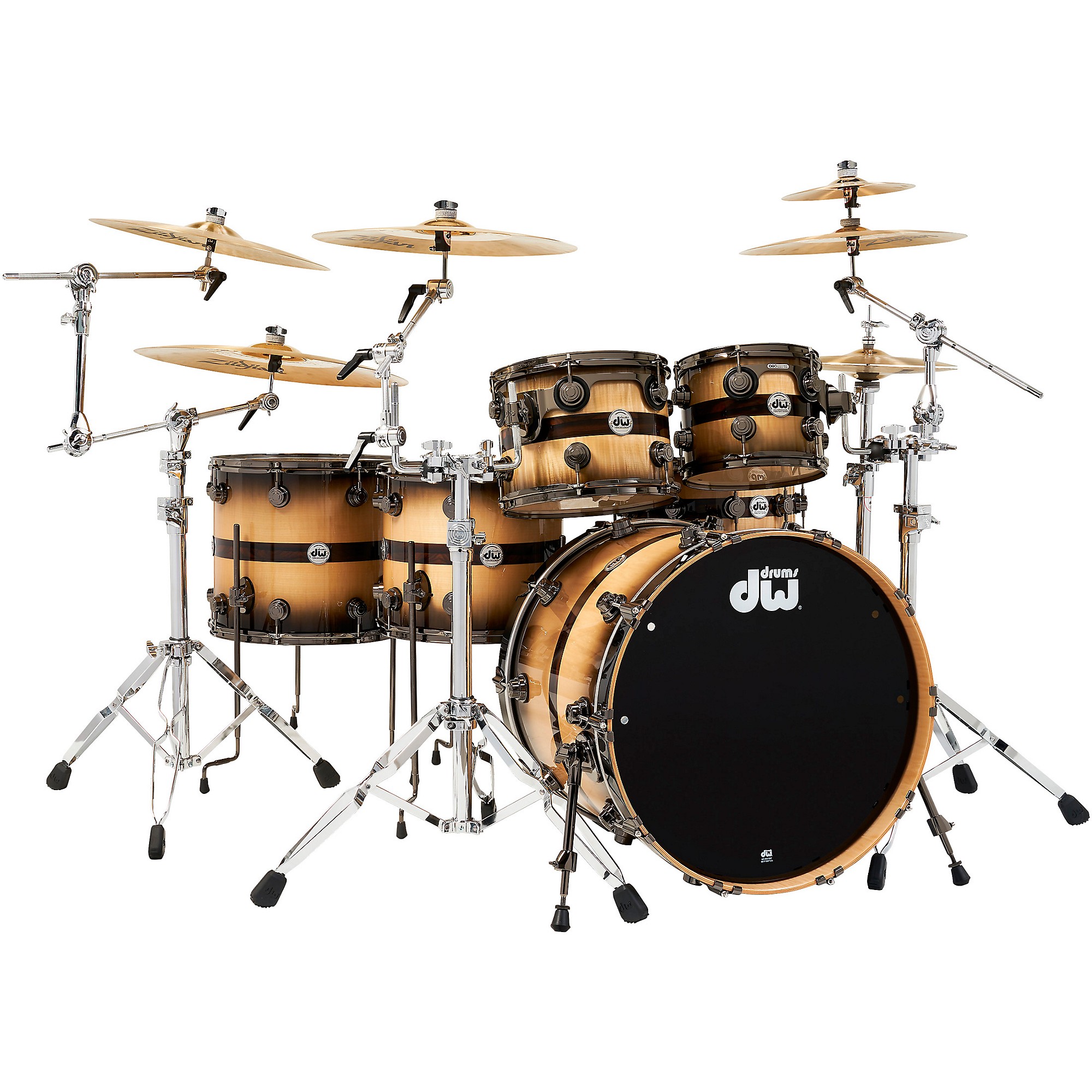 DW Collector's Series Sycamore Ziricote 6-Piece Shell Pack