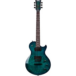 Schecter Guitar Research Solo-II Standard Electric Guitar Ocean Blue Burst Burl