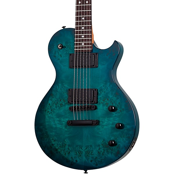 Schecter Guitar Research Solo-II Standard Electric Guitar Ocean Blue Burst Burl