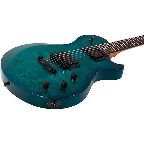 Schecter Guitar Research Solo-II Standard Electric Guitar Ocean Blue Burst Burl