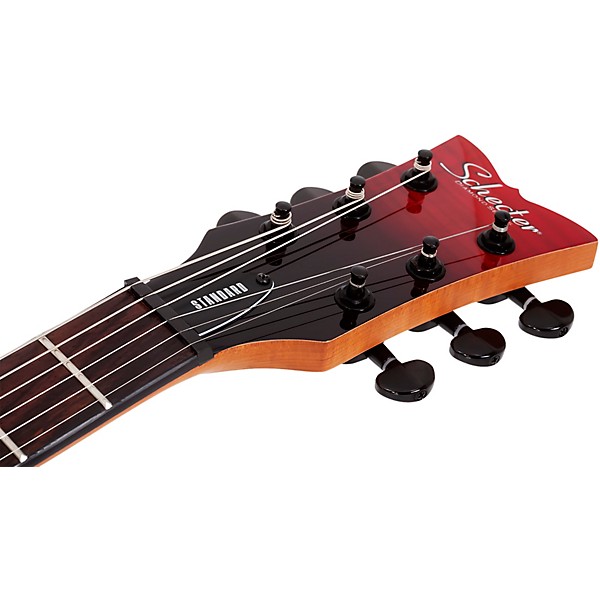 Schecter Guitar Research Solo-II Standard Electric Guitar Blood Burst