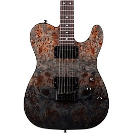 Schecter Guitar Research PT Standard Electric G... Schecter Guitar Research PT Standard Electric Guitar Black Fade Burst Burl