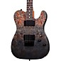 Schecter Guitar Research PT Standard Electric Guitar Black Fade Burst Burl