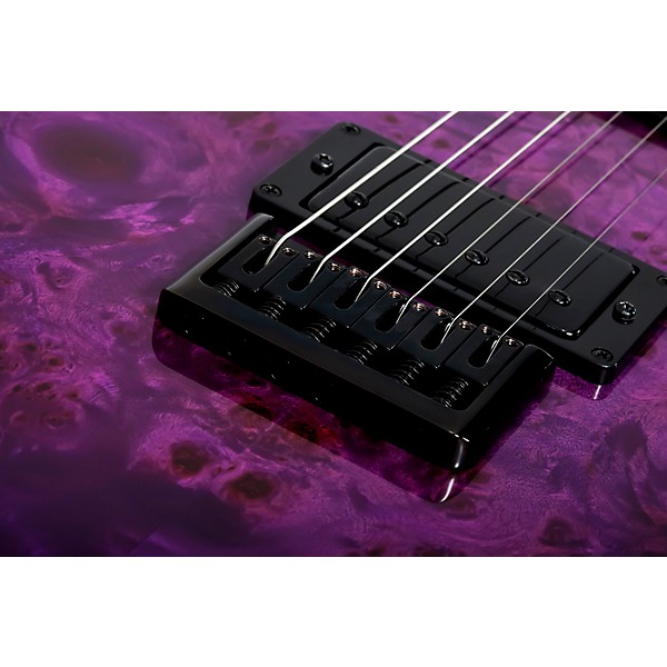 Schecter Guitar Research PT Standard Electric Guitar Purple Burst Burl